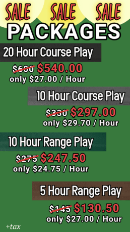 Teesindoorgolf packages sale