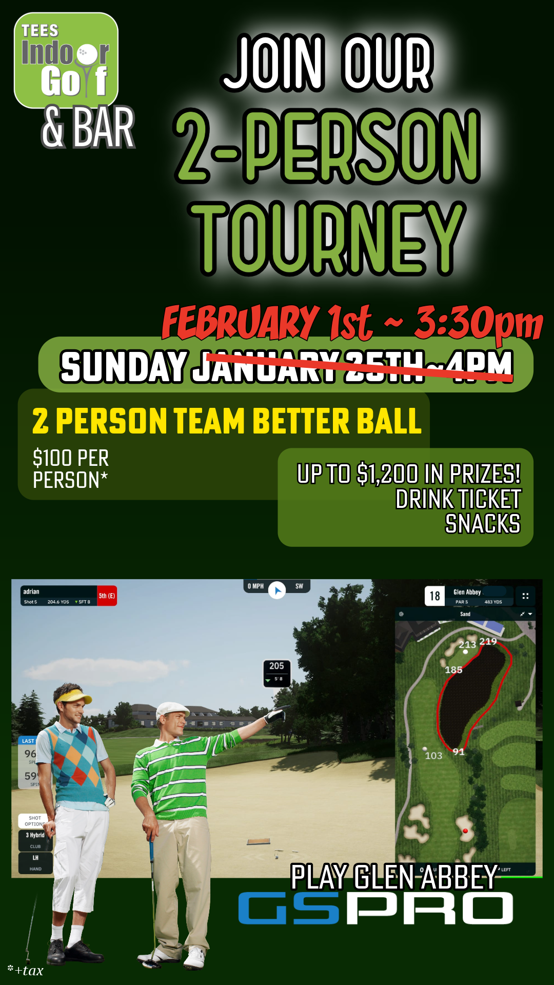 Jan 25 2026 Tourney Story Feb