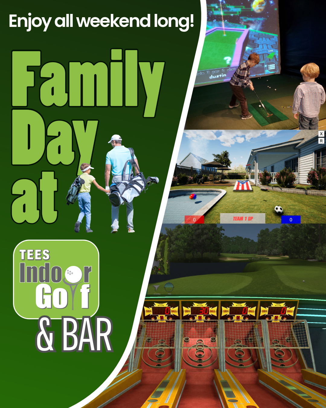 TeesIndoorGolf FamilyDay